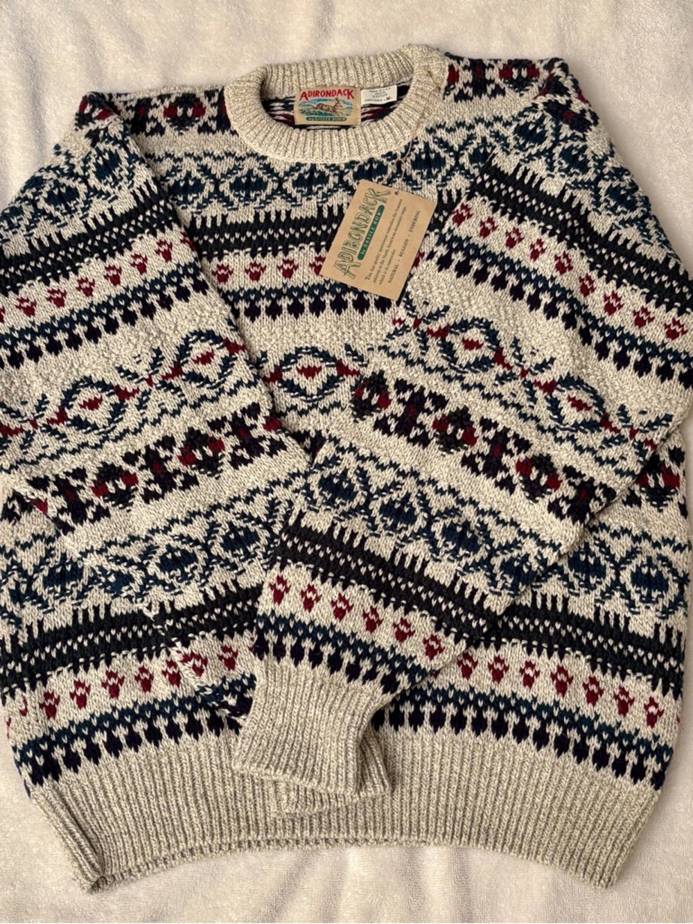 Adirondack 100% Cotton Sweater | Classic Outdoor Knit Pullover